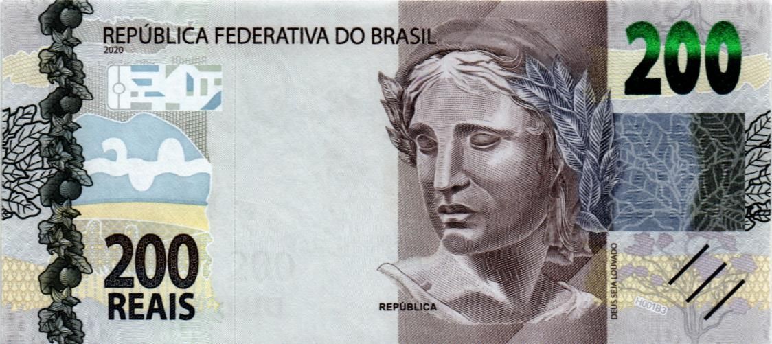 БРАЗИЛИЯ 200 РЕАЛ 1