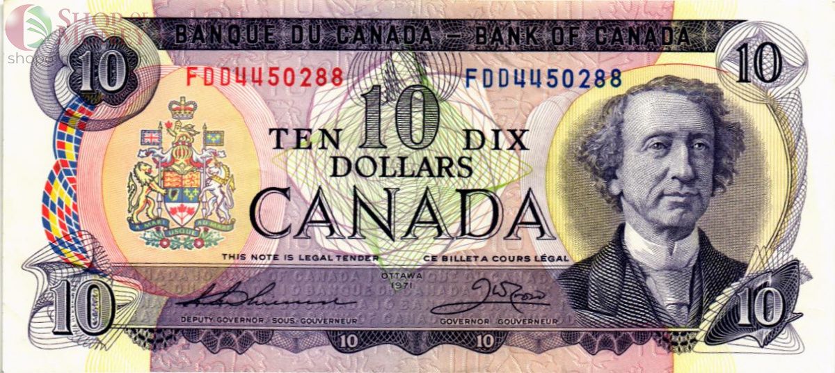 КАНАДА 10 ДОЛЛАРОВ 1