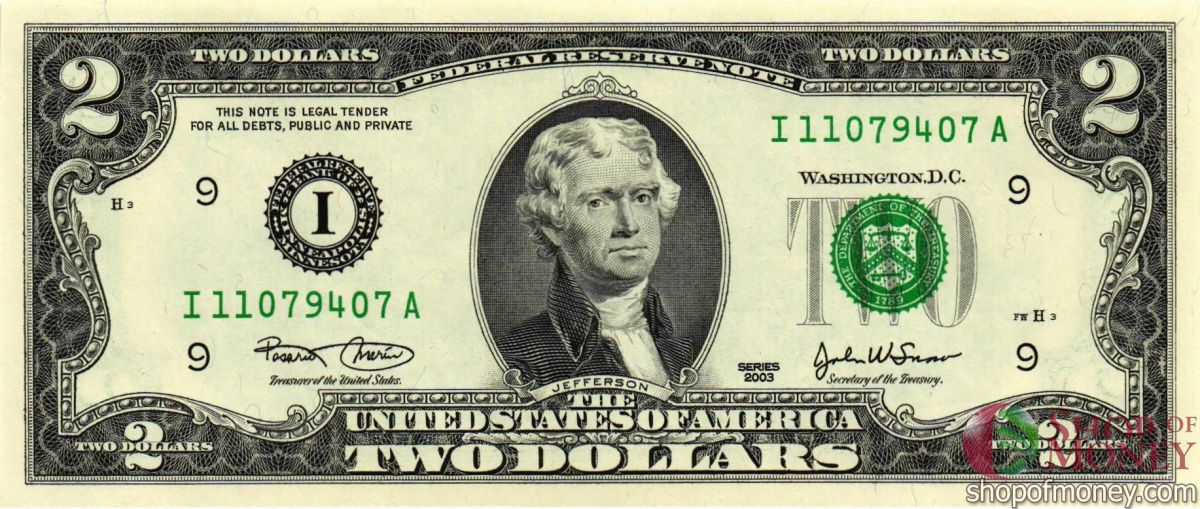 США 2 ДОЛЛАРА (F-Миннеаполис) 1