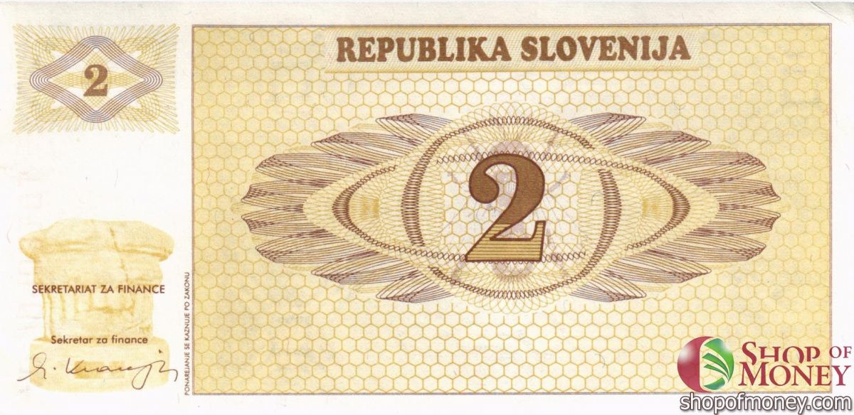 СЛОВЕНИЯ 2 ТОЛАРА 1