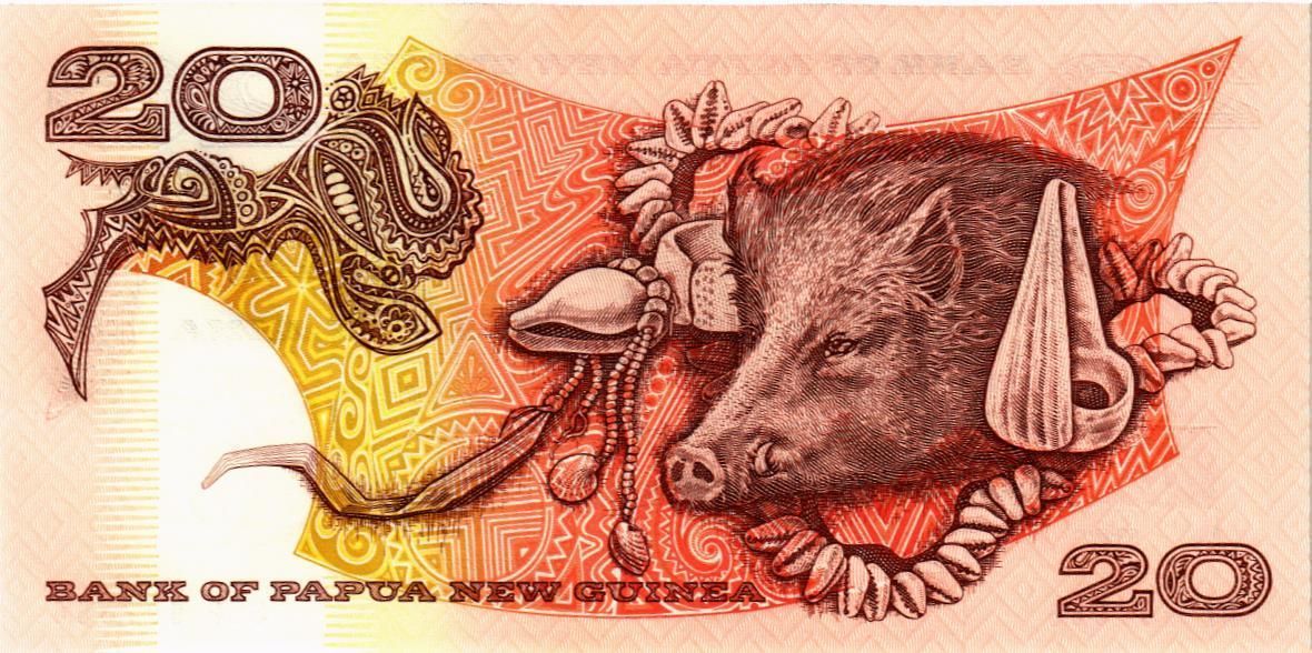 ПАПУА-НОВАЯ ГВИНЕЯ 20 КИНА 2