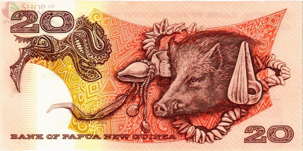 ПАПУА-НОВАЯ ГВИНЕЯ 20 КИНА 2