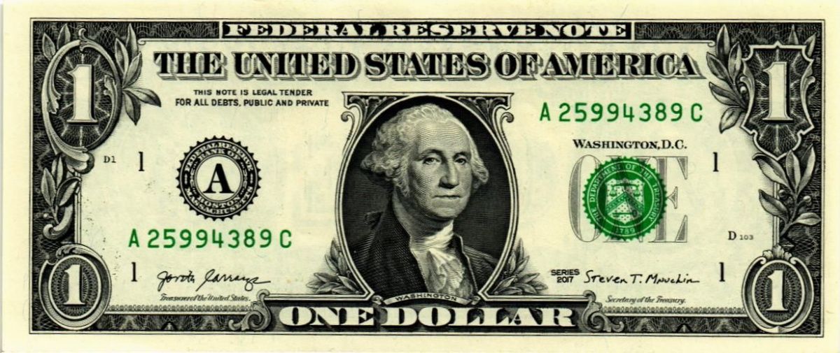 США 1 ДОЛЛАР (A - БОСТОН) 1