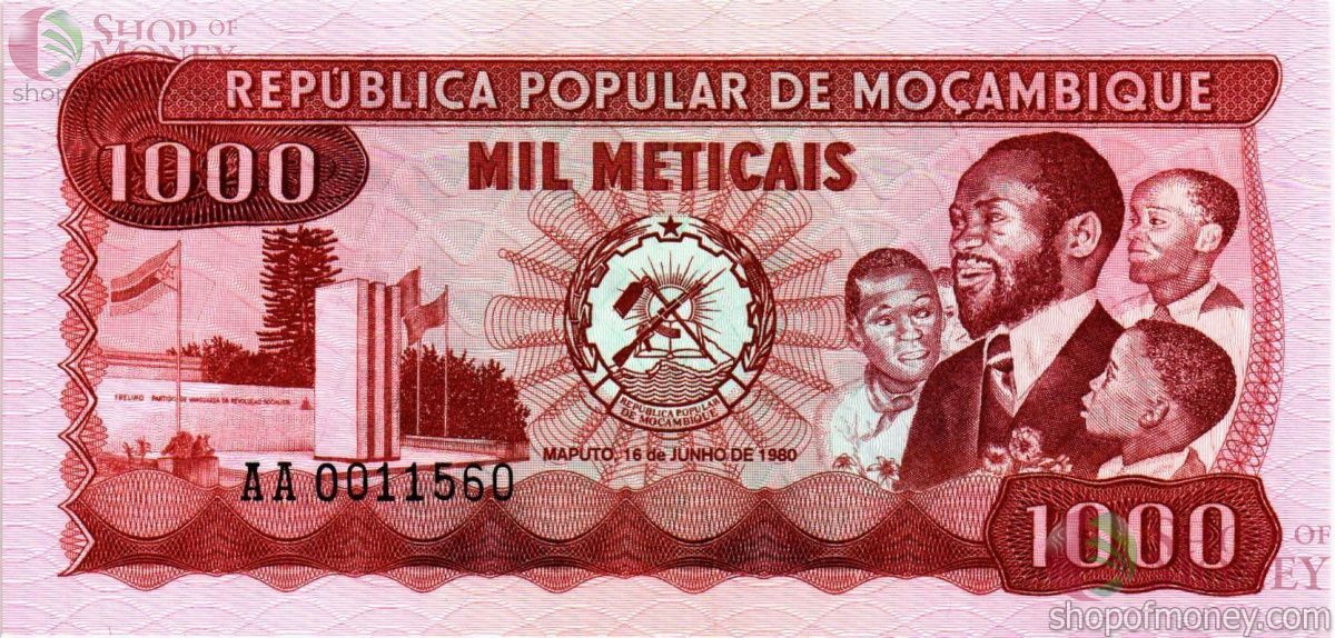 МОЗАМБИК 1000 МЕТИКАЛЬ 1