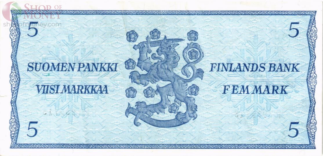 ФИНЛЯНДИЯ 5 МАРОК (Litt. B) 2