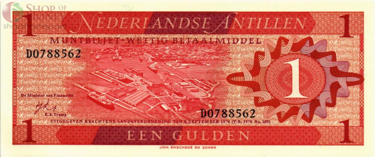 НИДЕРЛАНДСКИЕ АНТИЛЬСКИЕ ОСТРОВА 1 ГУЛЬДЕН 1
