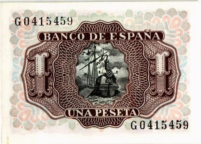 ИСПАНИЯ 1 ПЕСЕТА 2