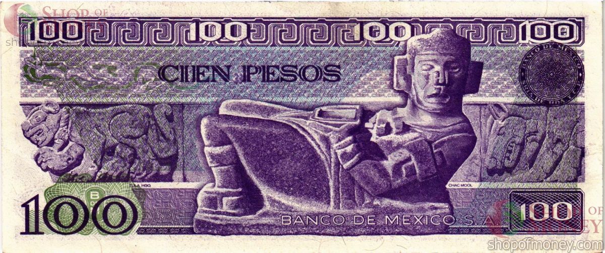МЕКСИКА 100 ПЕСО (-VA- СЕРИЯ) 2