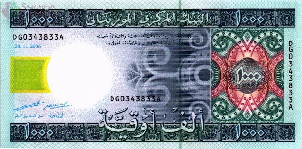 МАВРИТАНИЯ 1000 УГИЙ 1