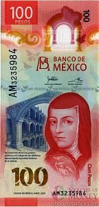 МЕКСИКА 100 ПЕСО (08.05.2020) 1