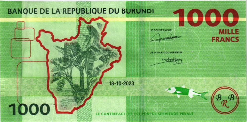 БУРУНДИ 1000 ФРАНКОВ 2