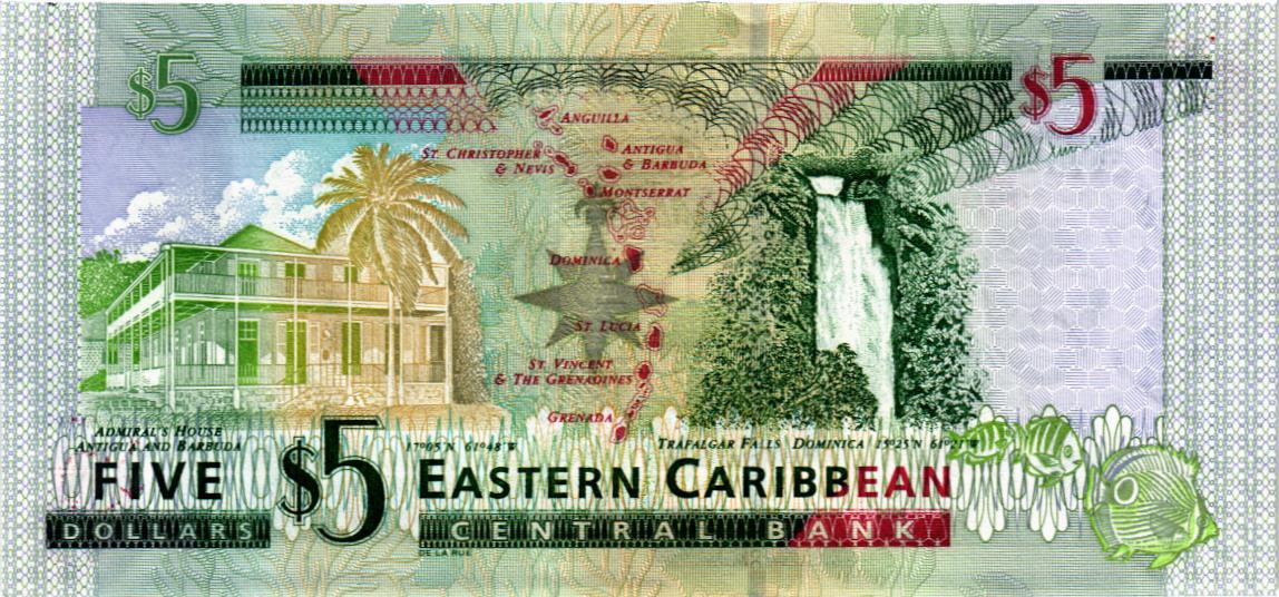 ВОСТОЧНЫЕ КАРИБЫ 5 ДОЛЛАРОВ 2