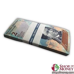 ВЕНЕСУЭЛА 2 БОЛИВАРА (100 БАНКНОТ) 29.10.2013 1