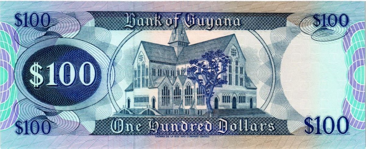 ГАЙАНА 100 ДОЛЛАРОВ 2