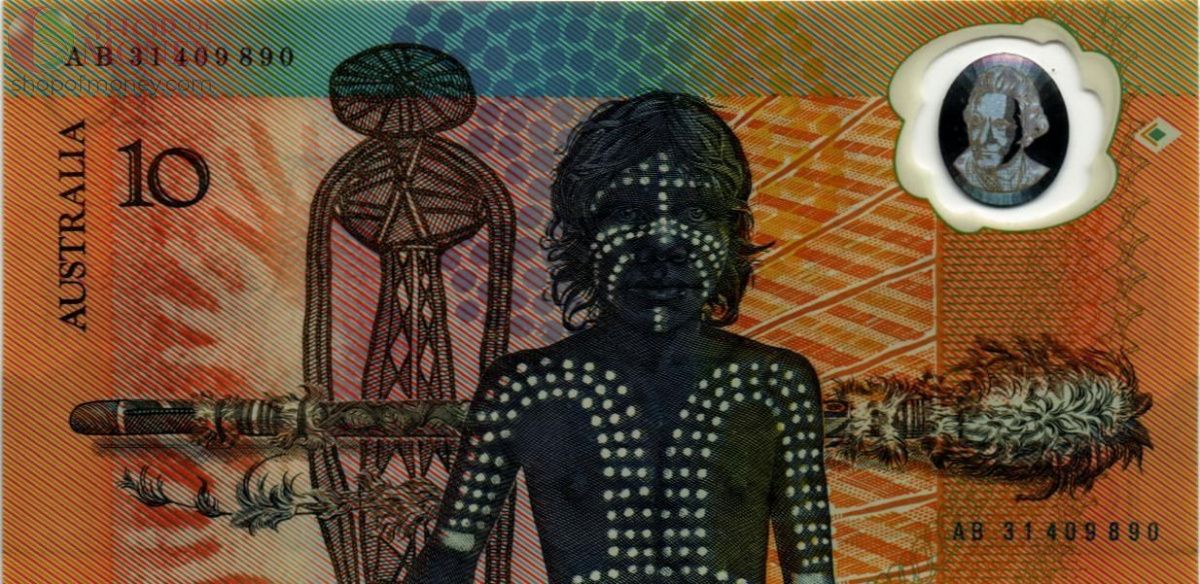 АВСТРАЛИЯ 10 ДОЛЛАРОВ (AB) usd 1