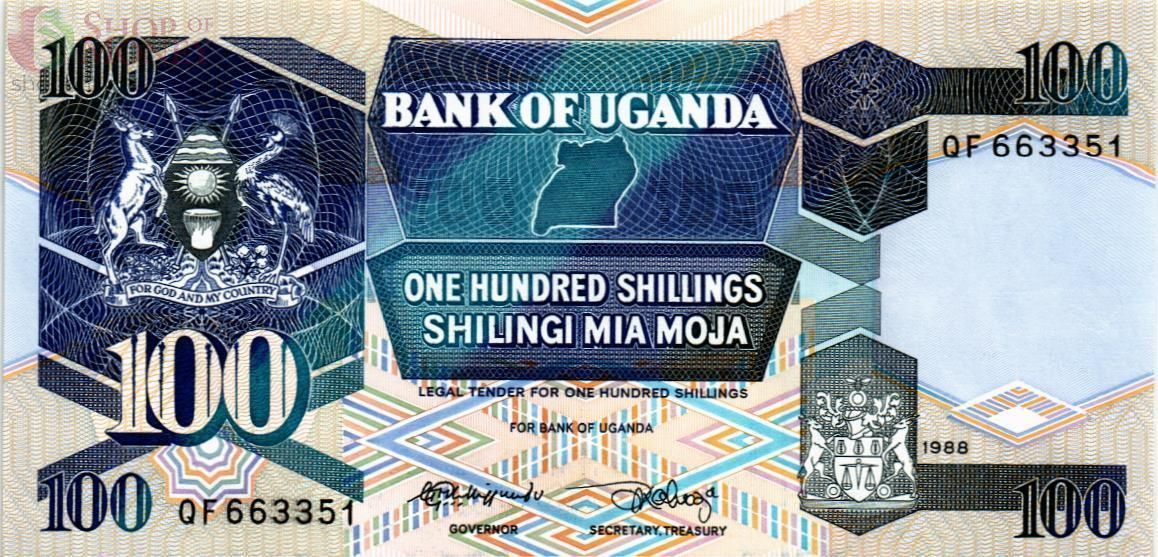 УГАНДА 100 ШИЛЛИНГОВ 1