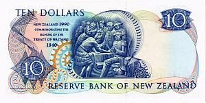 НОВАЯ ЗЕЛАНДИЯ 10 ДОЛЛАРОВ 2