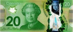 КАНАДА 20 ДОЛЛАРОВ 1