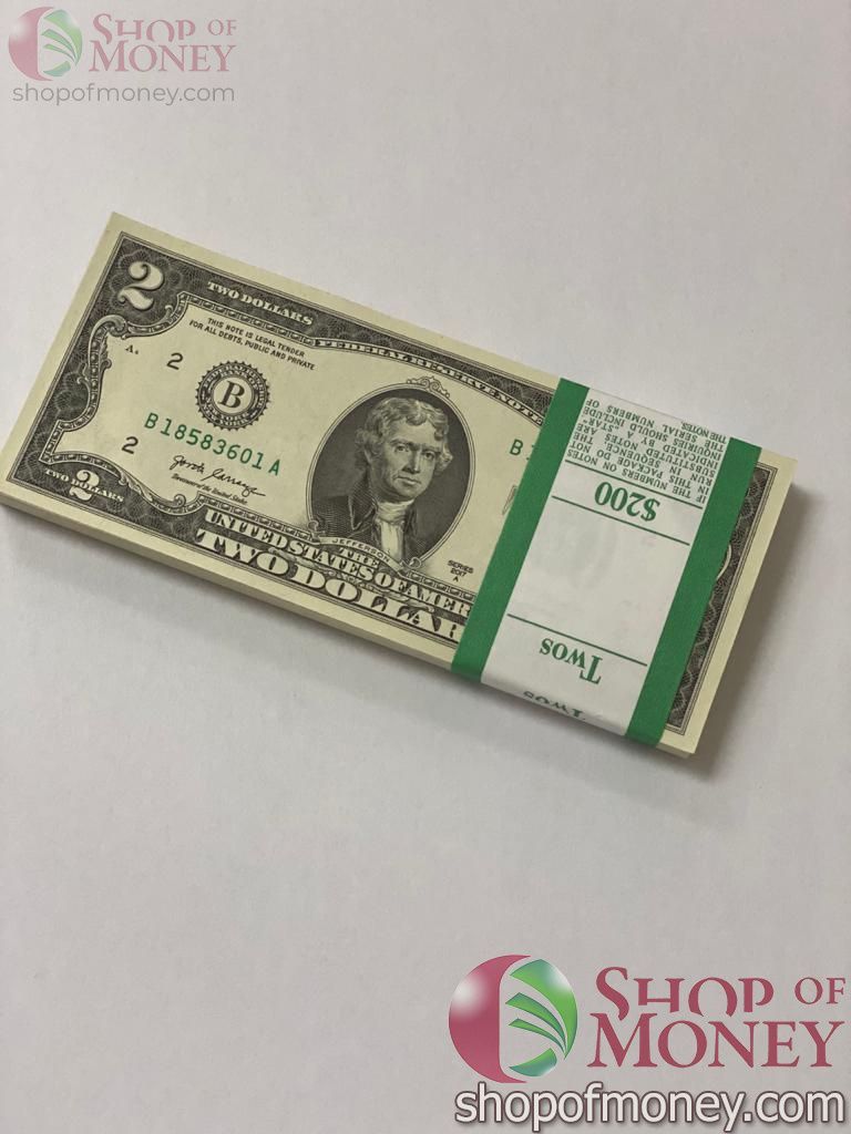 США 2 ДОЛЛАРА (B-Нью-Йорк) (100 БАНКНОТ) 1