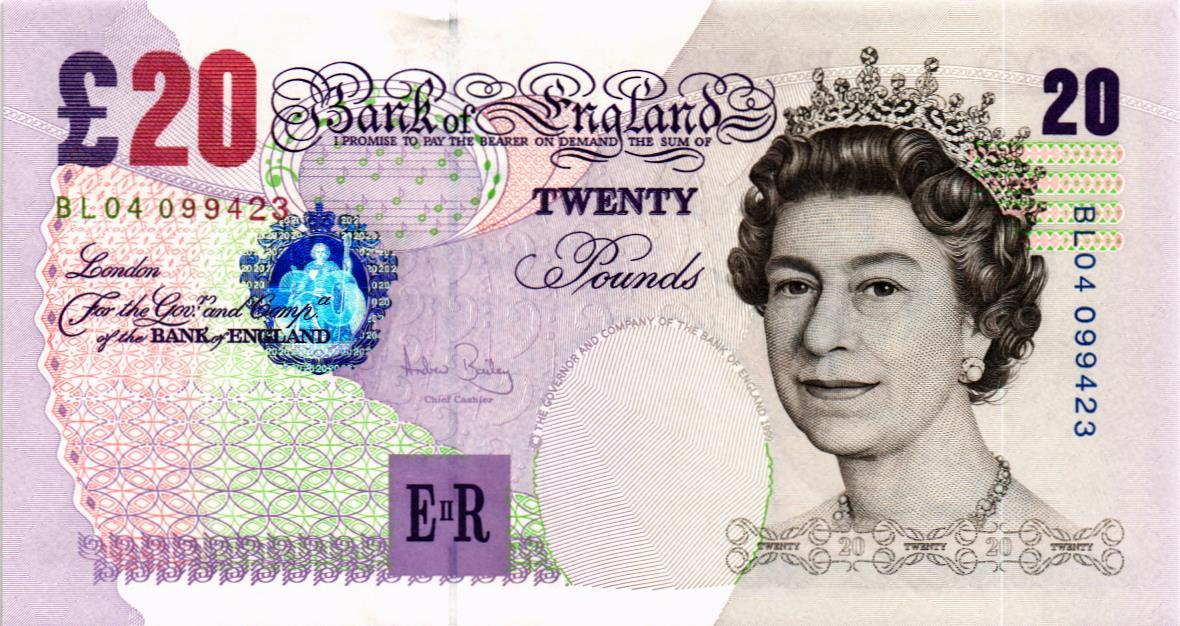 ВЕЛИКОБРИТАНИЯ/АНГЛИЯ 20 ФУНТОВ 1
