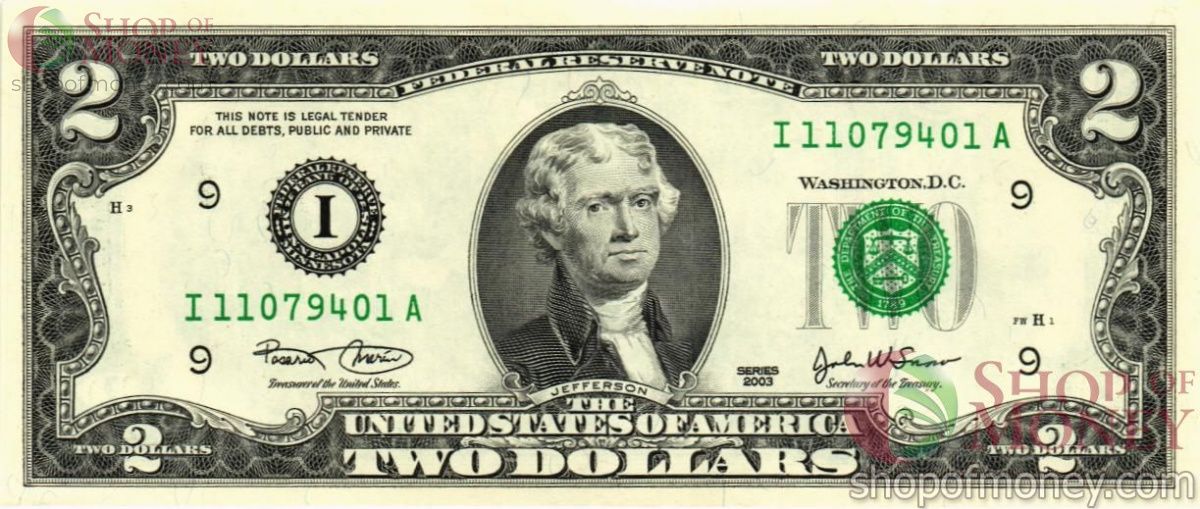 США 2 ДОЛЛАРА (Сент Луис) 1