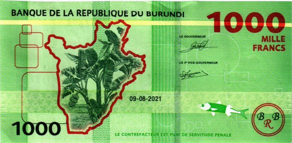 БУРУНДИ 1000 ФРАНКОВ 2