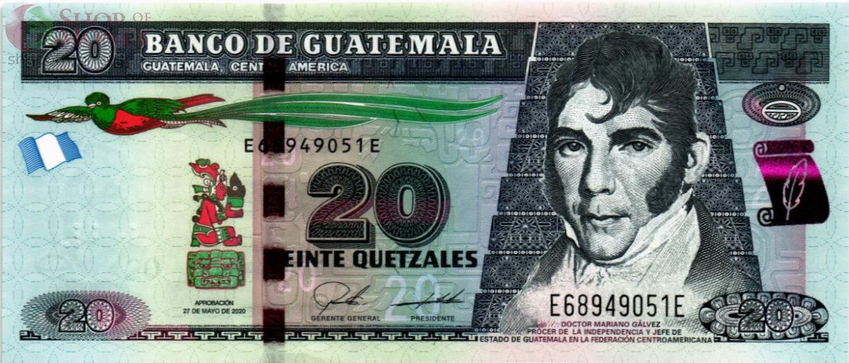 ГВАТЕМАЛА 20 КЕТСАЛЬ 1