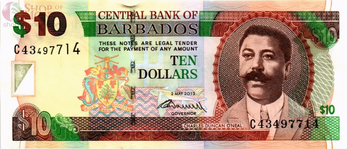 БАРБАДОС 10 ДОЛЛАРОВ 1