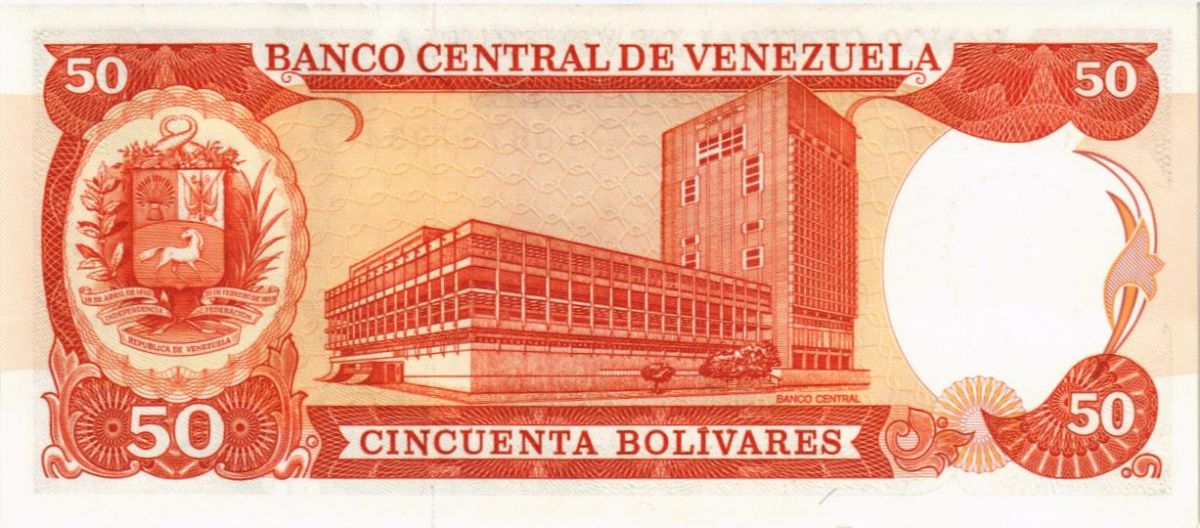 ВЕНЕСУЭЛА 50 БОЛИВАР (03.11.1988) 2