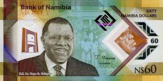 НАМИБИЯ 60 ДОЛЛАРОВ 1
