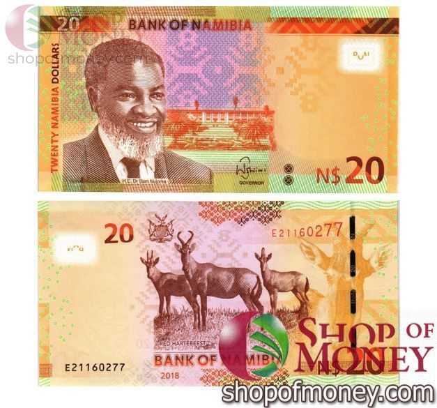 НАМИБИЯ 10 20 30 50 100 200 ДОЛЛАРОВ 7