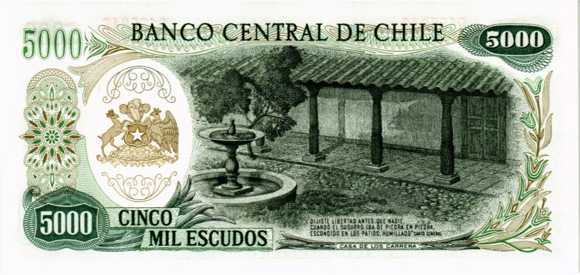 ЧИЛИ 5000 ЭСКУДО 2