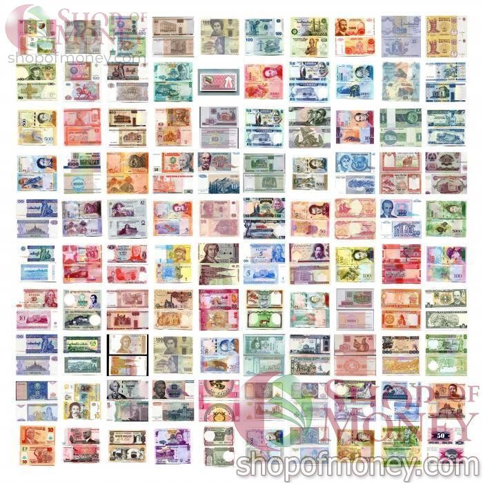 НАБОР 100 БАНКНОТ 1