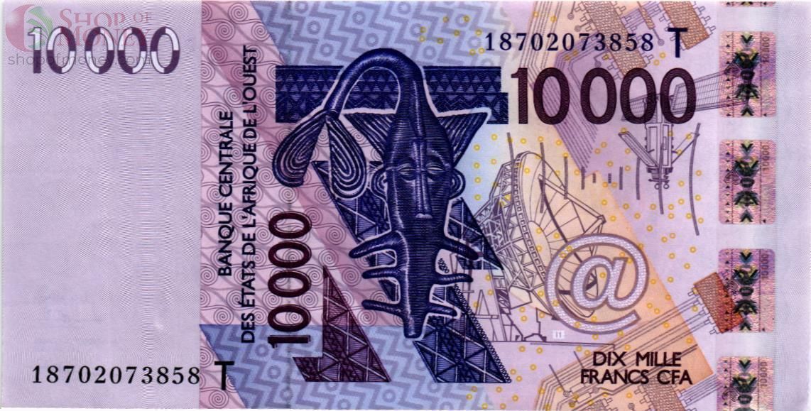 WAS - ТОГО 10000 ФРАНКОВ (T) 1