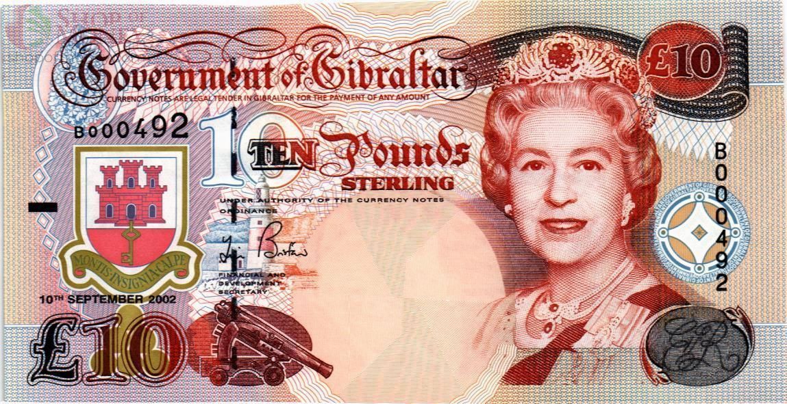 ГИБРАЛТАР 10 ФУНТОВ 1