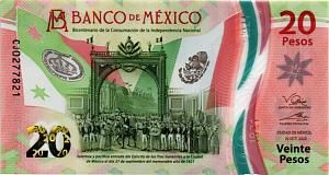 МЕКСИКА 20 ПЕСО (10.10.2022) 1