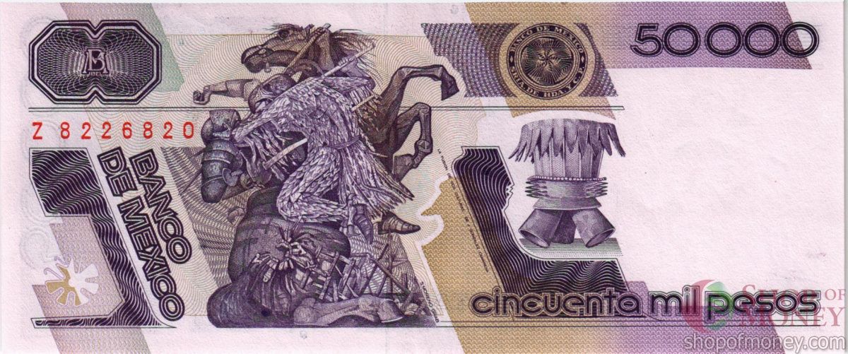 МЕКСИКА 50000 ПЕСО 2