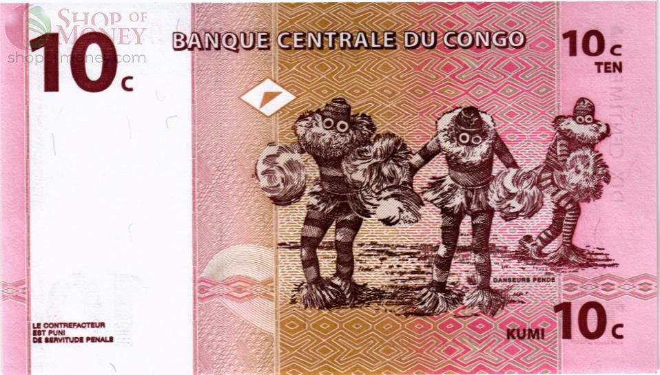 КОНГО ДР 10 САНТИМОВ 2