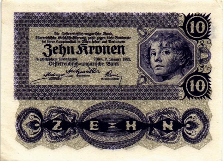 АВСТРИЯ 10 КРОН 1