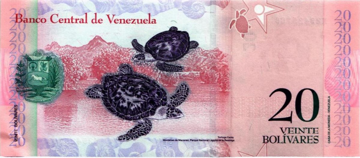 ВЕНЕСУЭЛА 20 БОЛИВАР 2