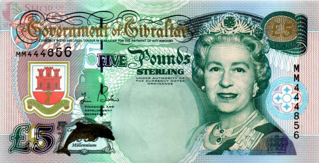 ГИБРАЛТАР 5 ФУНТОВ 1
