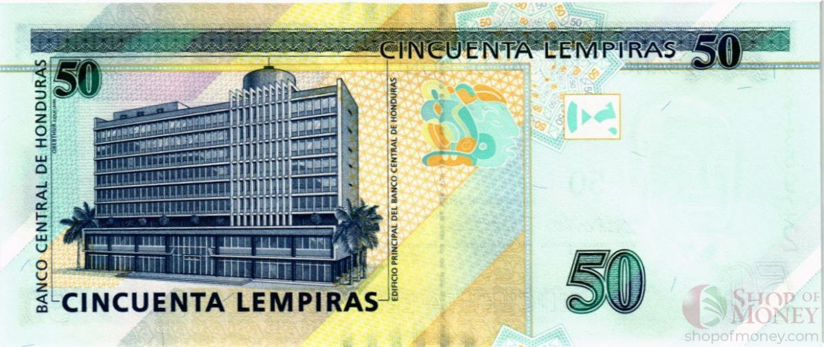 ГОНДУРАС 50 ЛЕМПИР 2