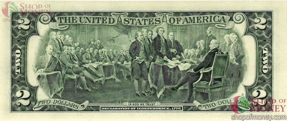 США 2 ДОЛЛАРА (F-Атланта) 2