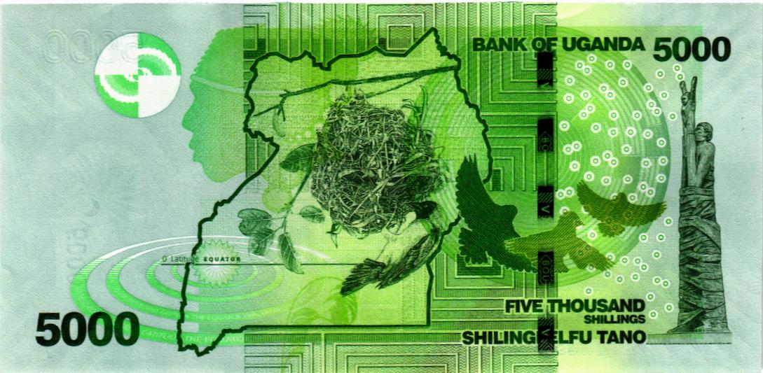 УГАНДА 5000 ШИЛЛИНГОВ 2