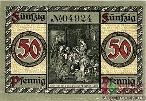 ГЕРМАНИЯ 50 ПФЕННИГОВ (НОТГЕЛЬД) 2