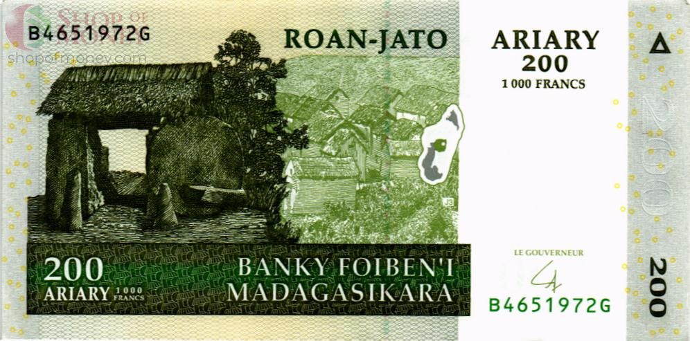 МАДАГАСКАР 200 АРИАРИ 1