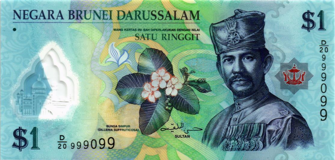 БРУНЕЙ 1 РИНГГИТ #D/20 999099 1