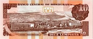 ГОНДУРАС 10 ЛЕМПИР 2
