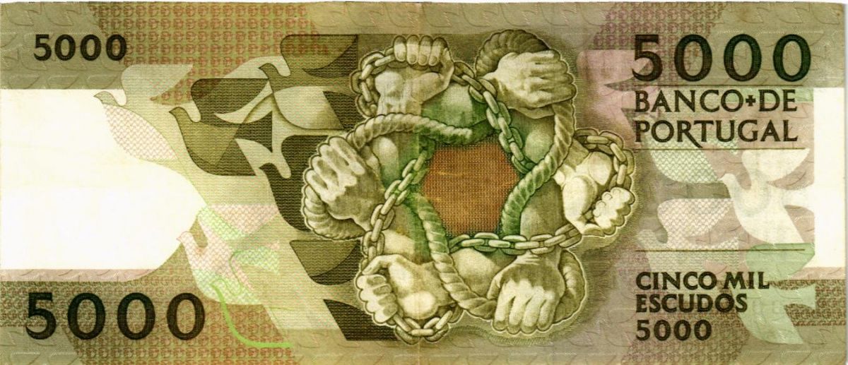 ПОРТУГАЛИЯ 5000 ЭСКУДО 2