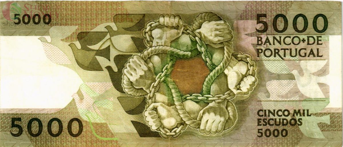 ПОРТУГАЛИЯ 5000 ЭСКУДО 2
